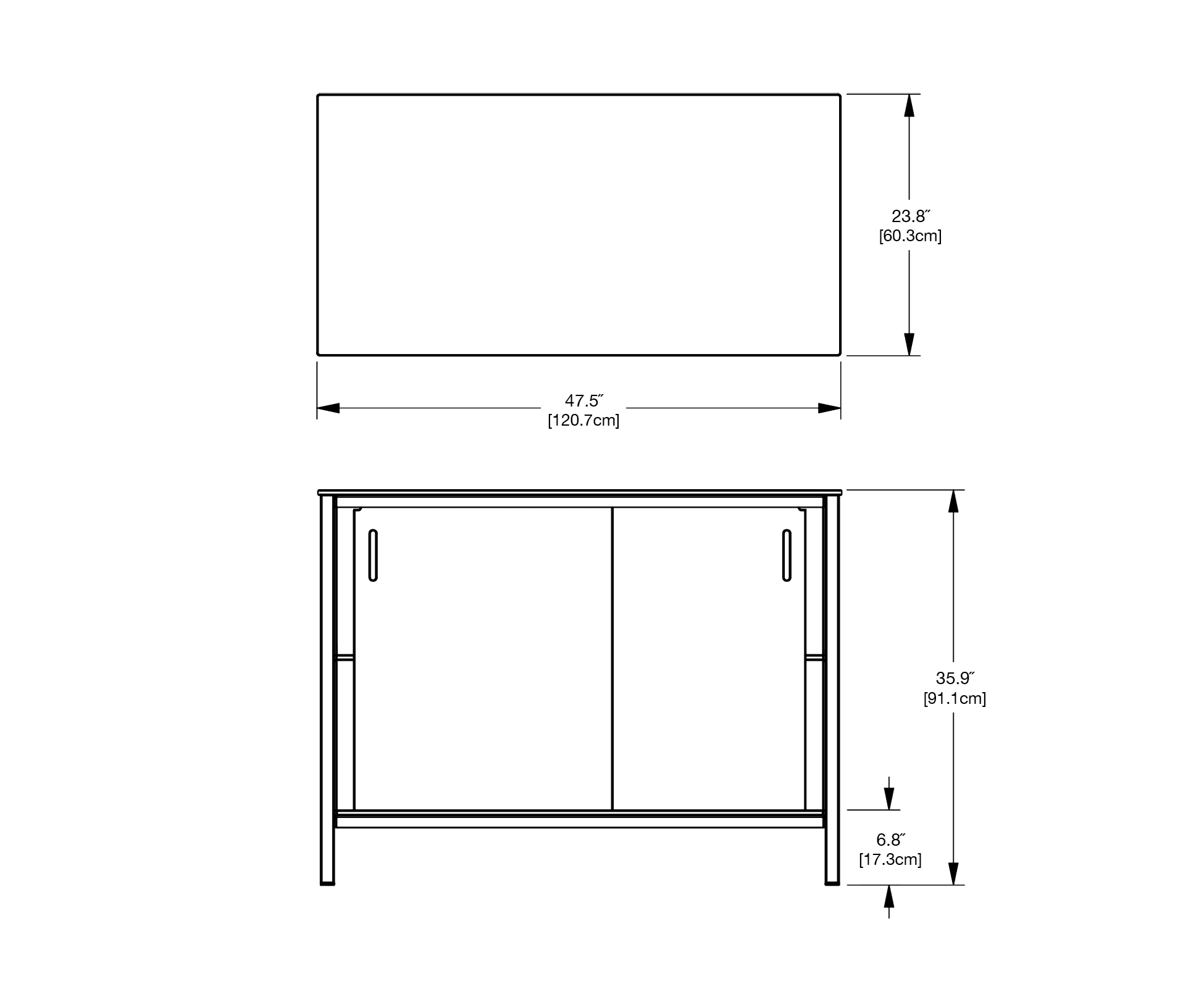 A La Carte Full Cabinet Dimensions