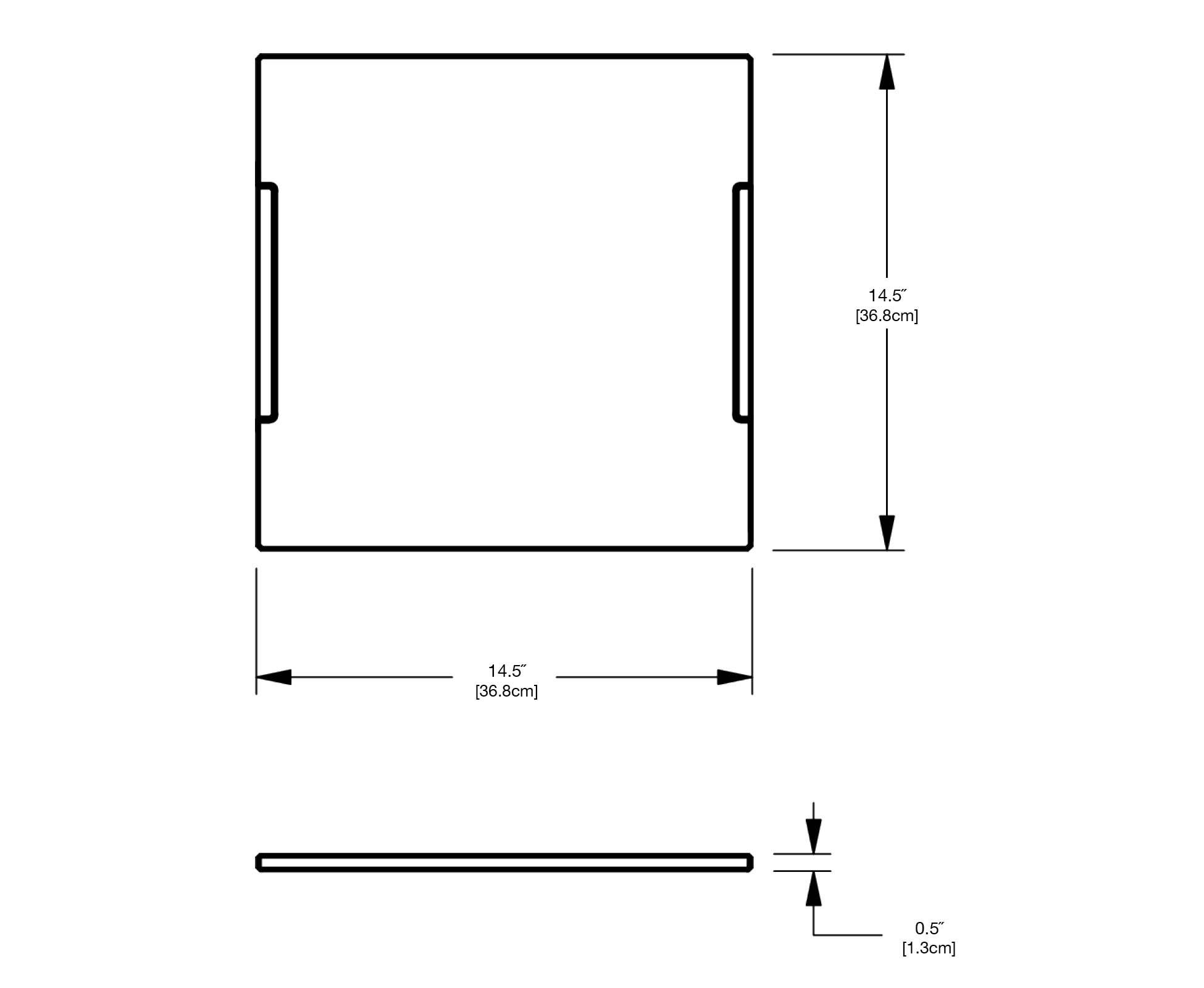 A La Carte Lid Dimensions
