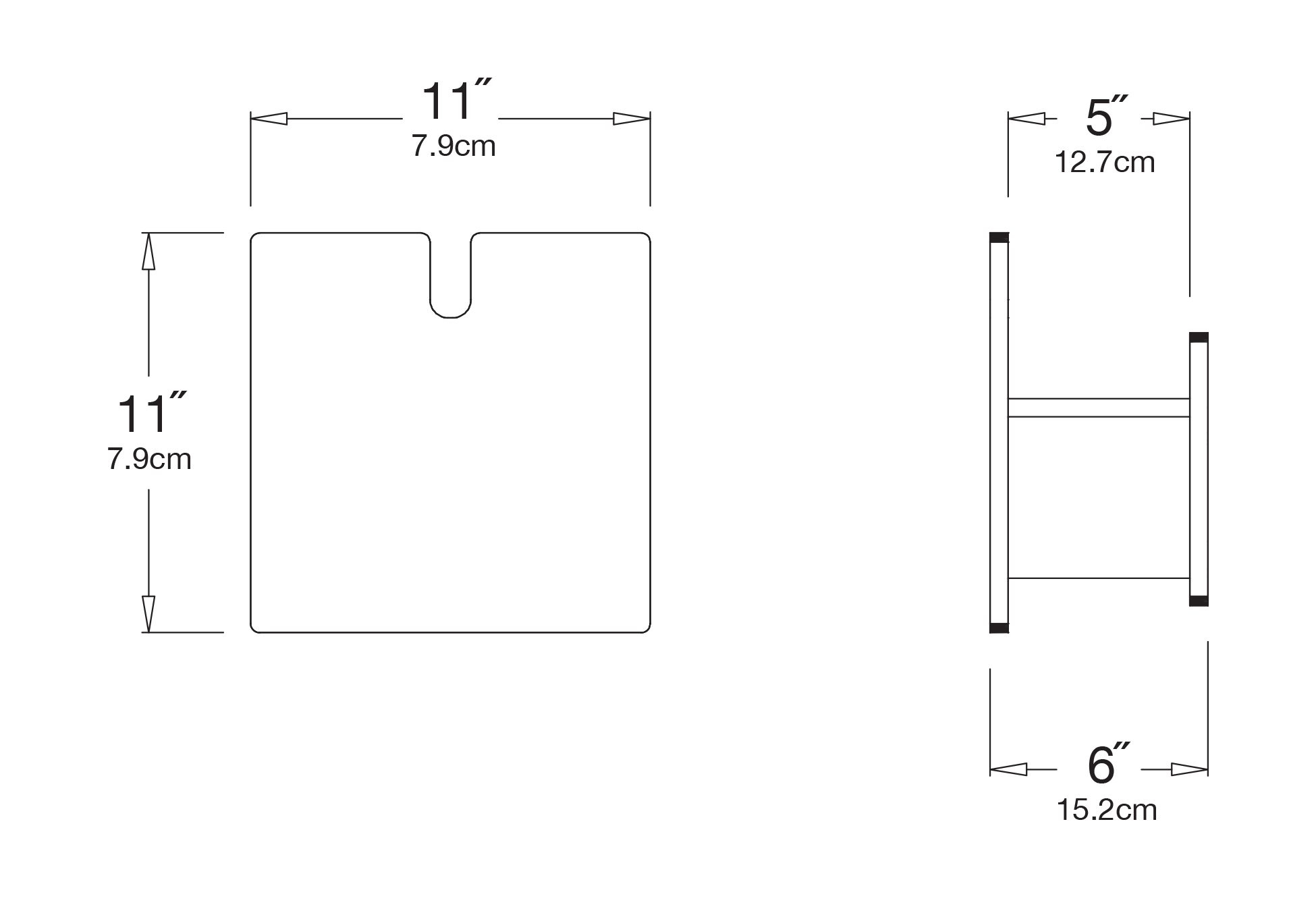 Hoser - Square Hose Reel Dimensions