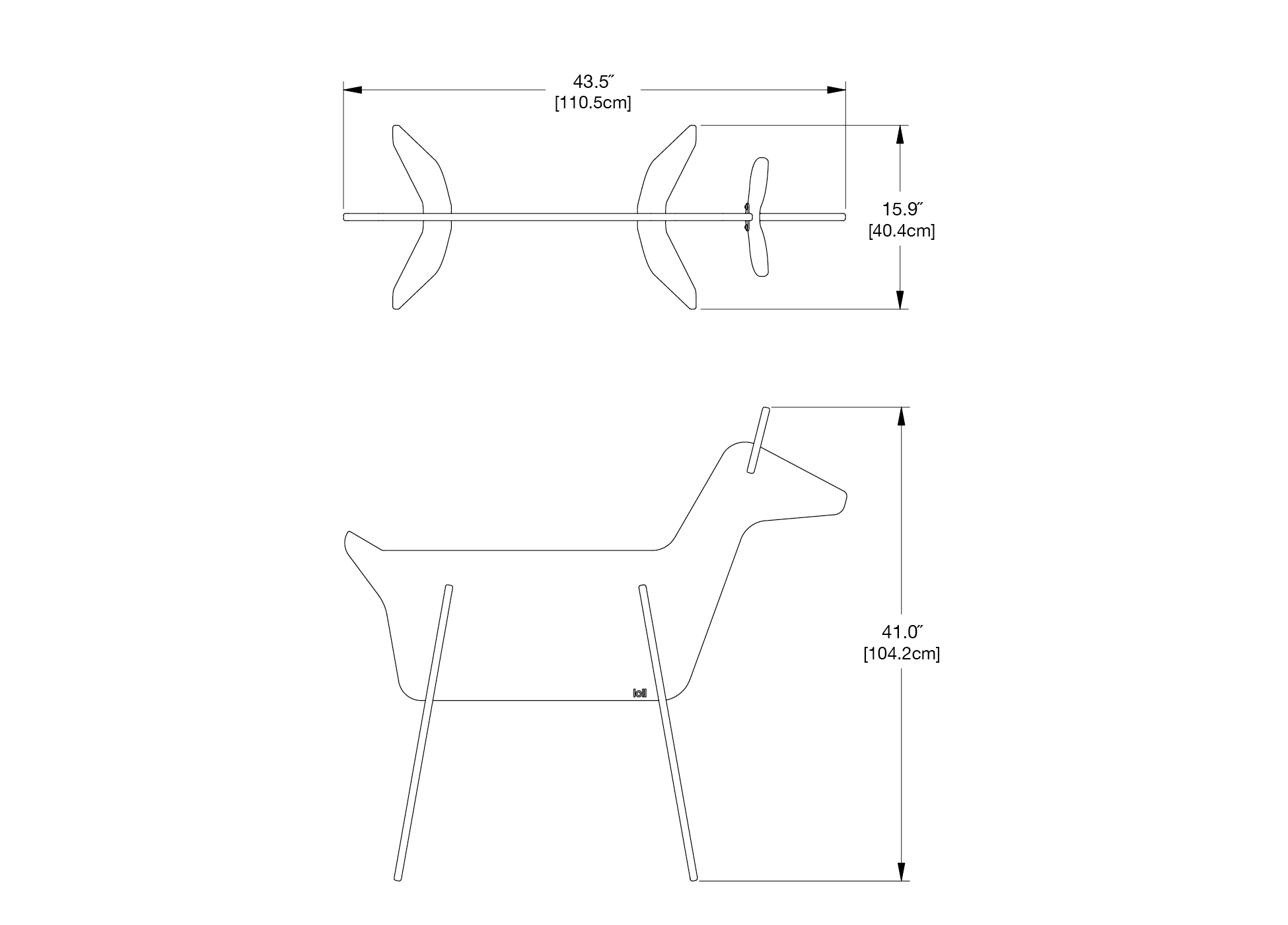 Modern Reindeer, Doe Dimensions