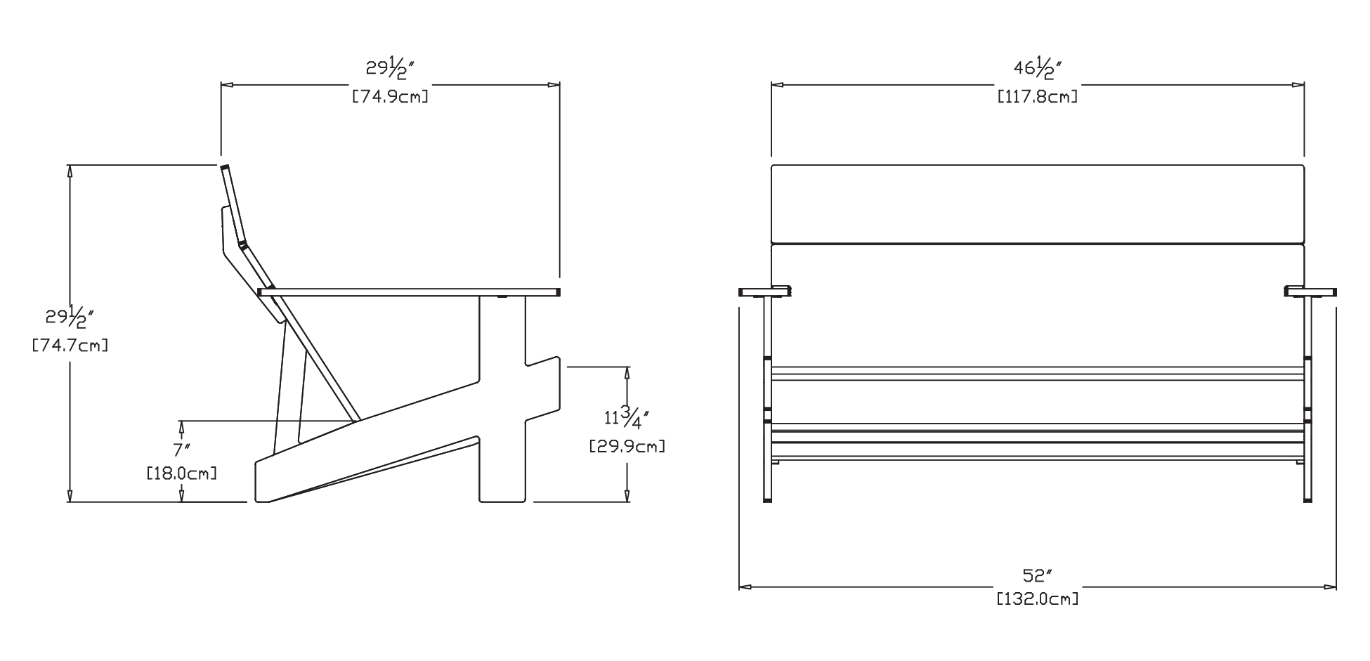 Lollygagger Sofa Dimensions