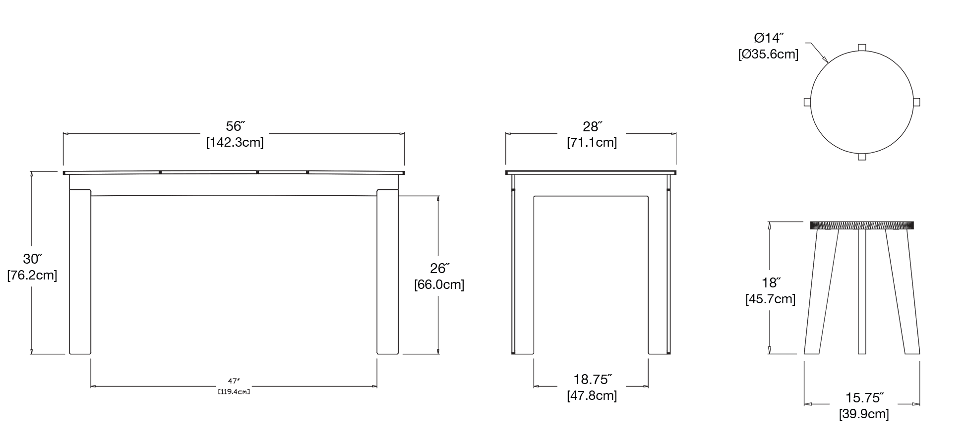 Lollygagger Picnic Bundle Dimensions