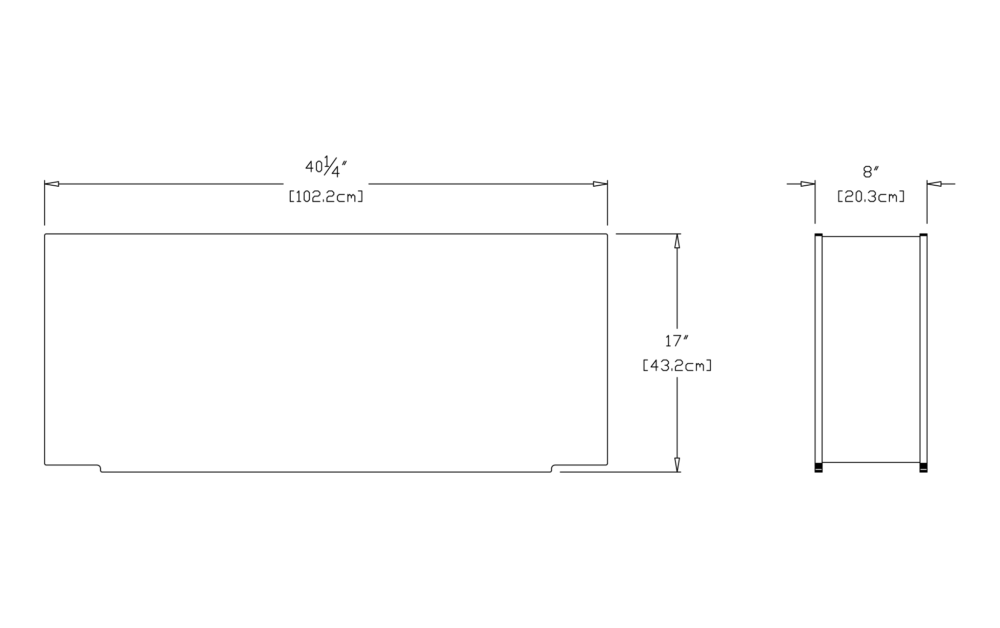 Mondo Triple Skinny Dimensions