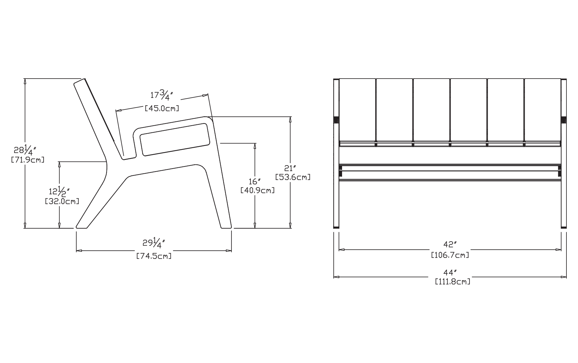 No. 9 Sofa Dimensions