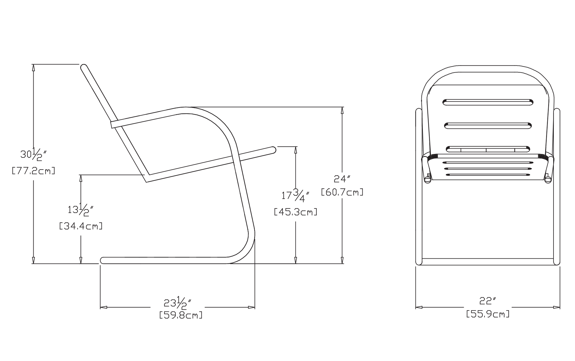 Pliny the Lounger Dimensions