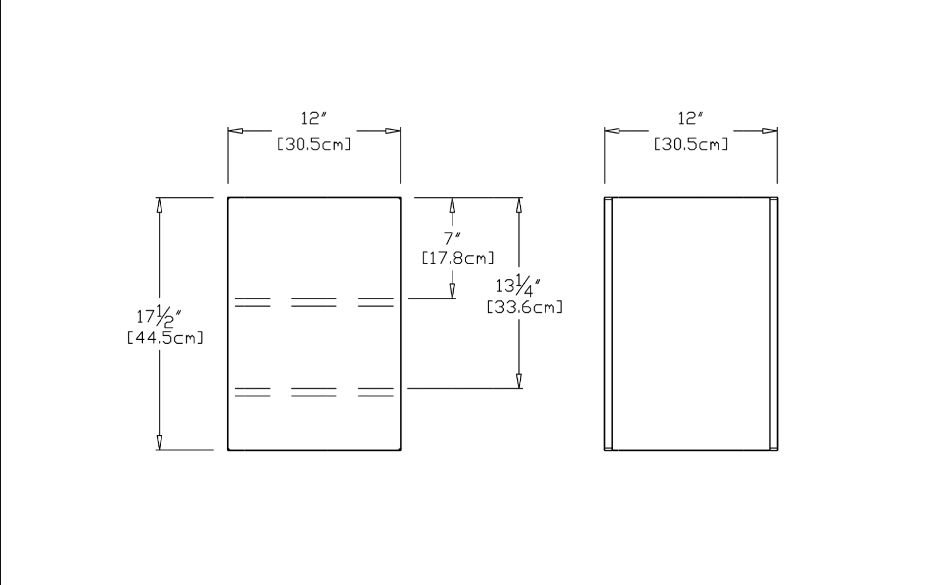Tessellate Square 18 Dimensions