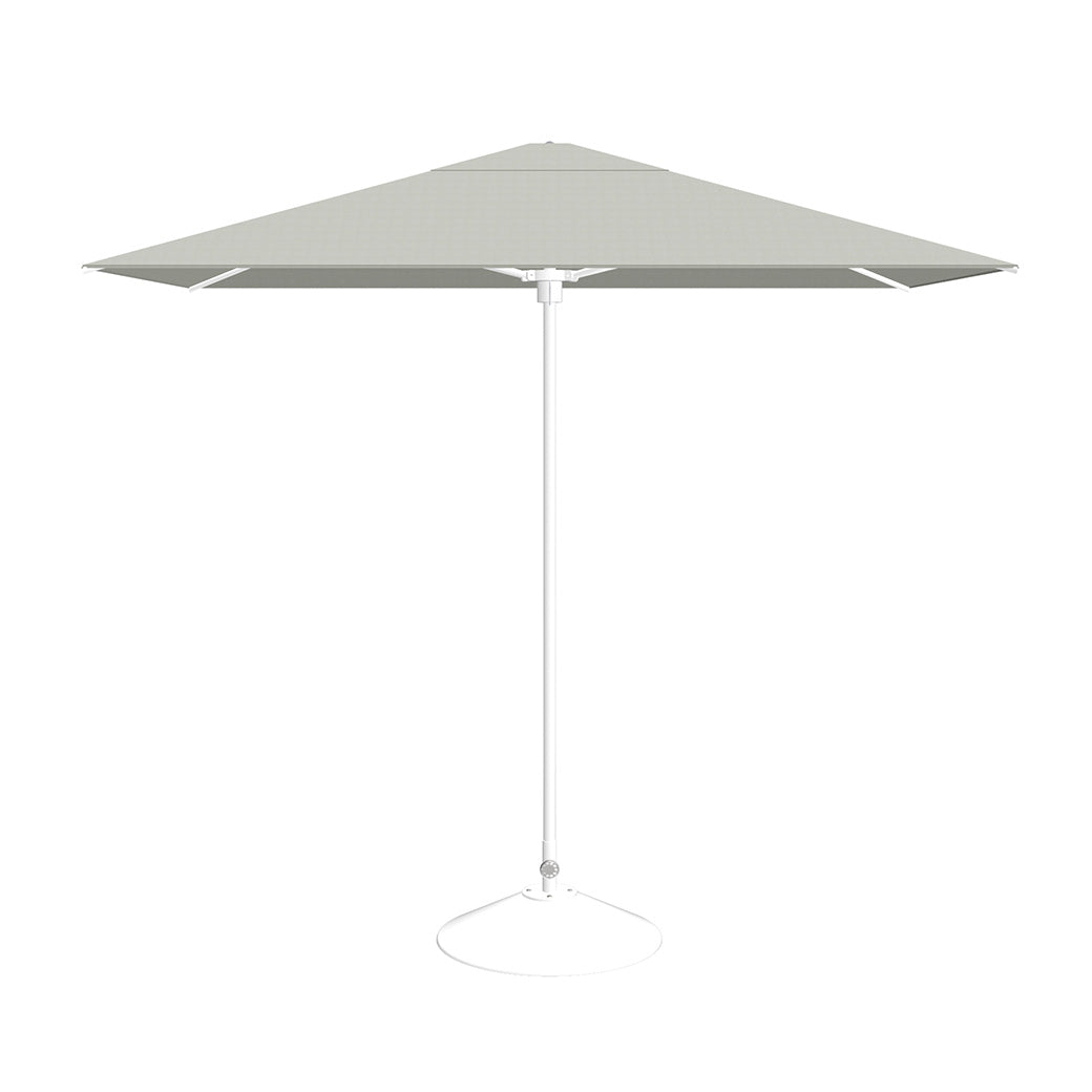 cast aluminum patio umbrella base Loll Designs Rectangle Loll Umbrella + Base