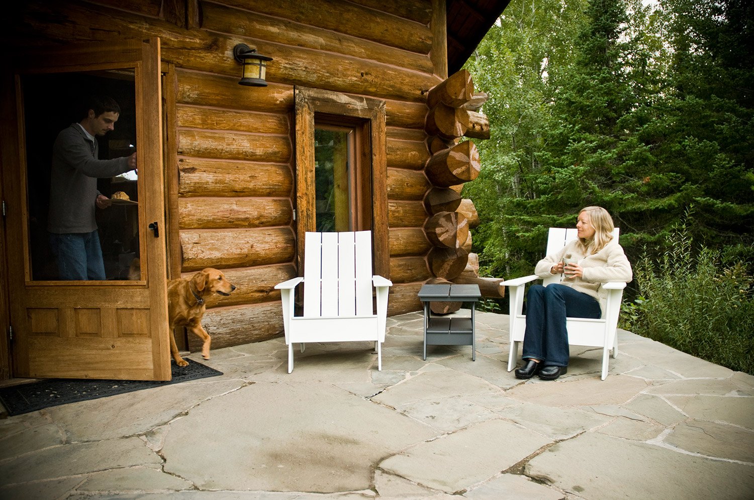 modern adirondack lounge chair