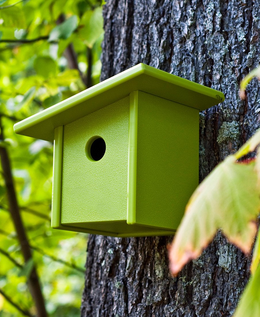 modern birdhouse