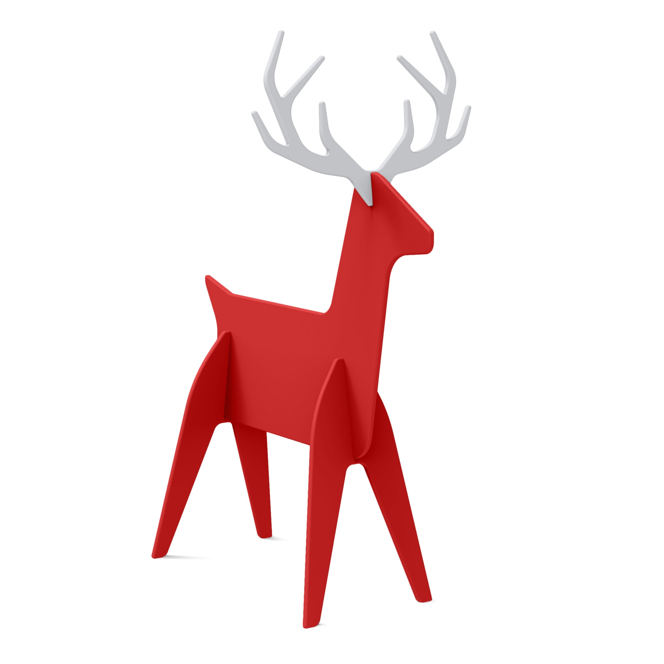 5ft reindeer in Apple Red