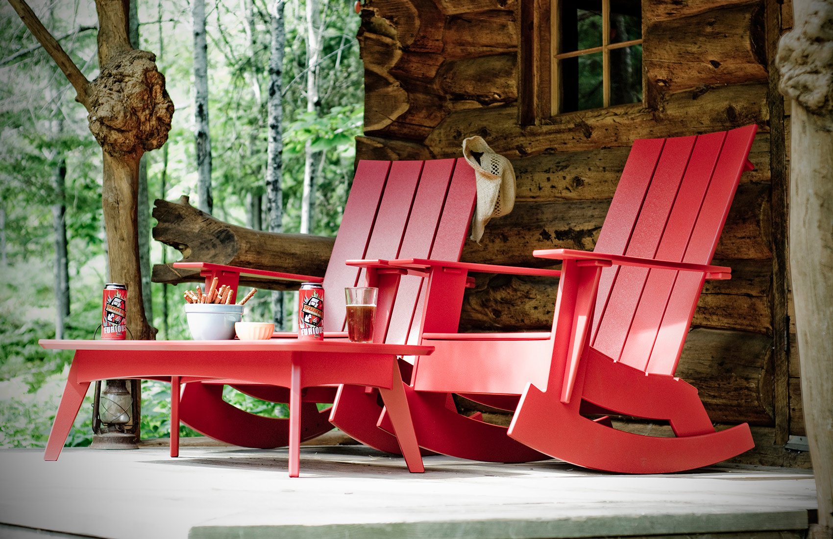 Rocking Adirondack Chair (Flat)