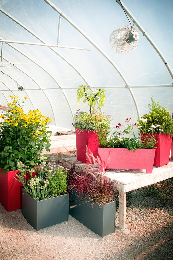 modern flower garden planters