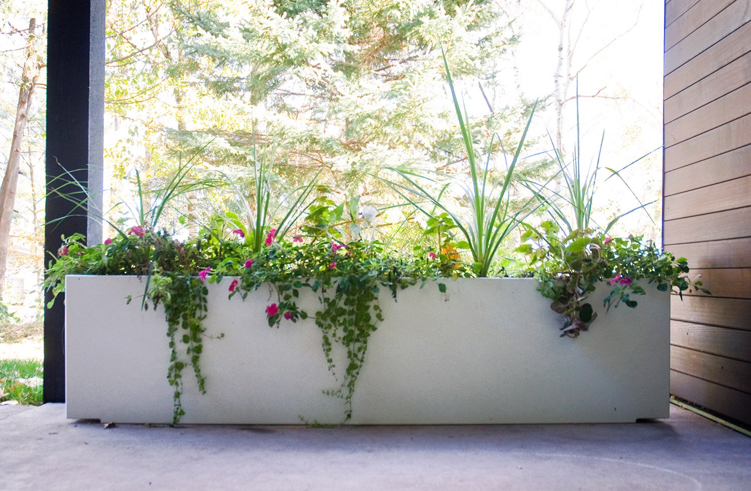 recycled modern planter large