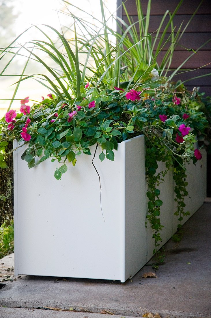 recycled modern planter large