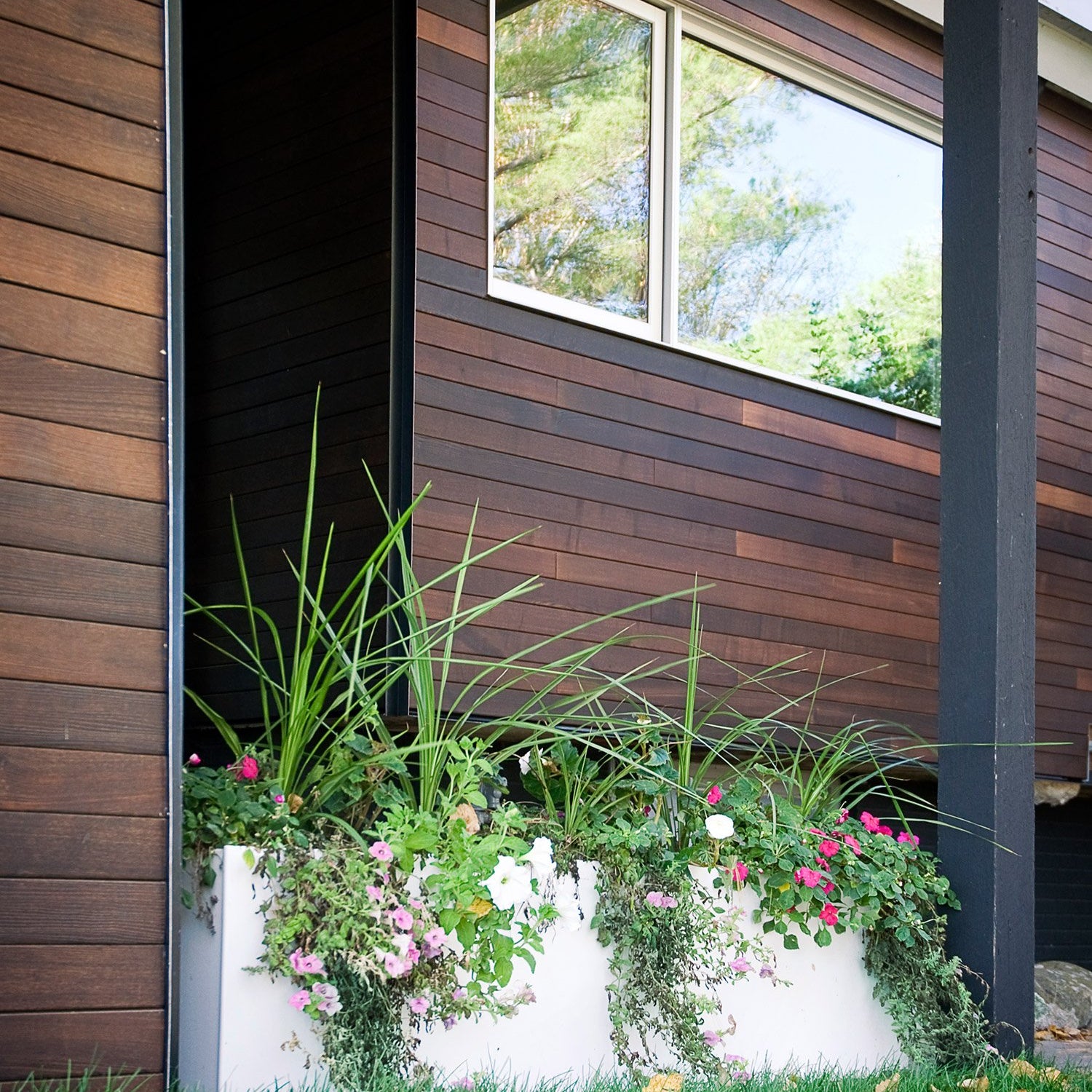 recycled modern planter large