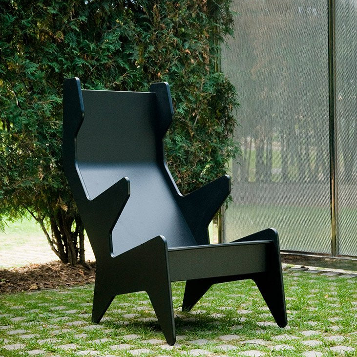 sculpture gardens loll chair recycled