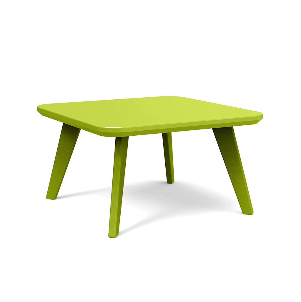 leaf green studio shot of square satellite end table 26 inch