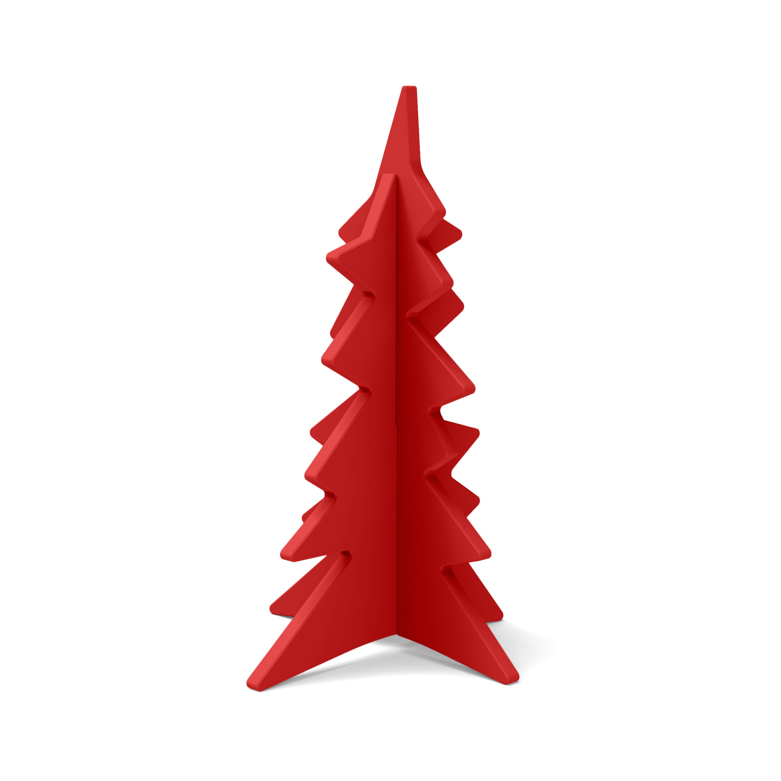 large tree in apple red