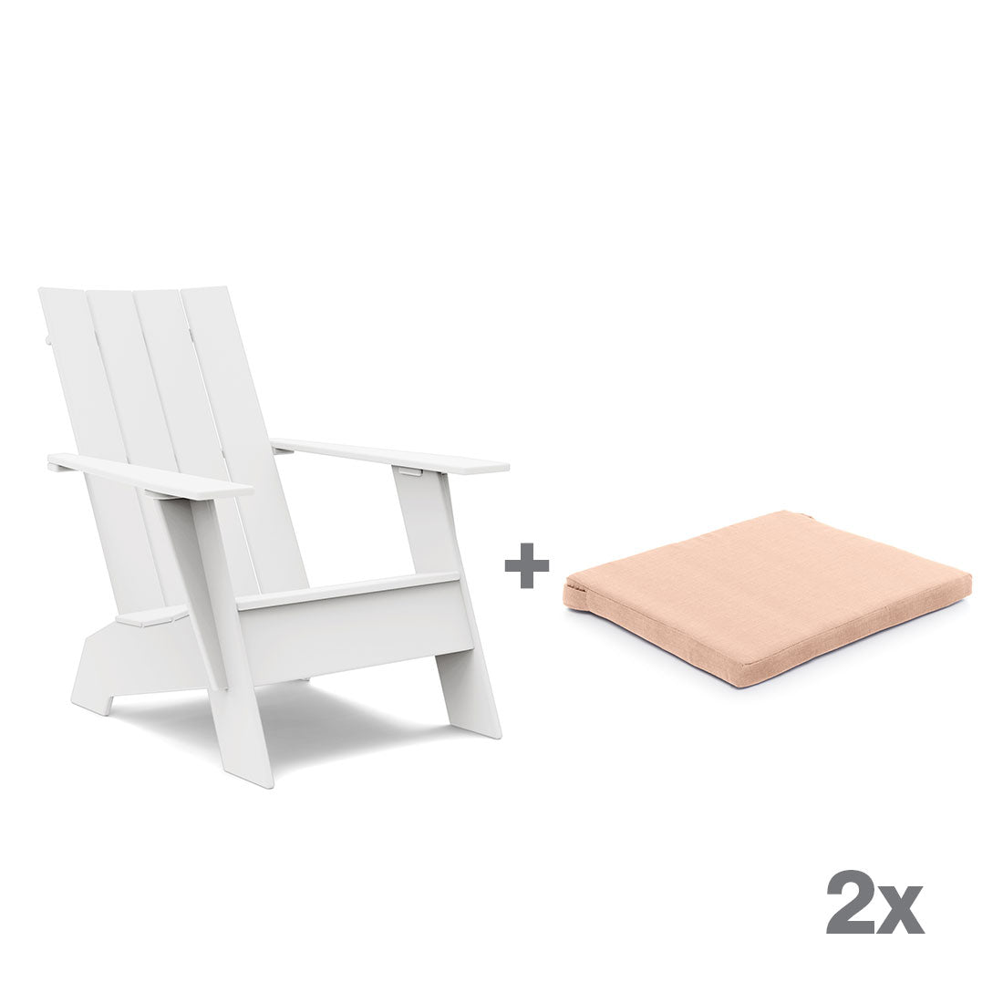 Loll Designs Adirondack Chairs with Seat Cushions Bundle, Overstock - Default Title