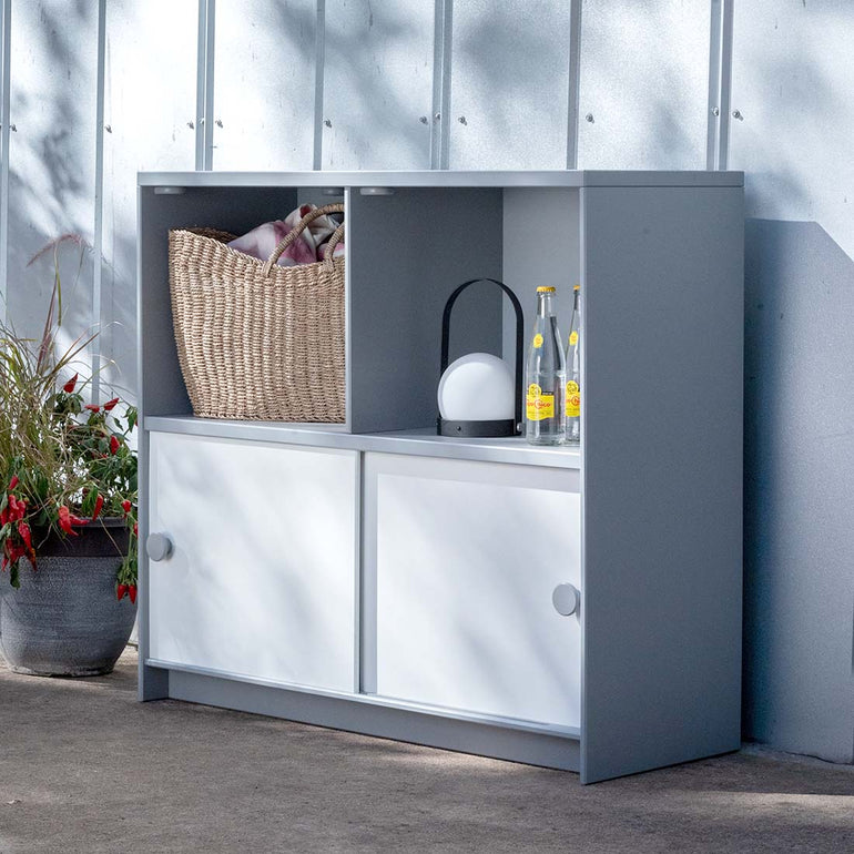 Outdoor Storage Slider Cubby Cabinet – Loll Designs