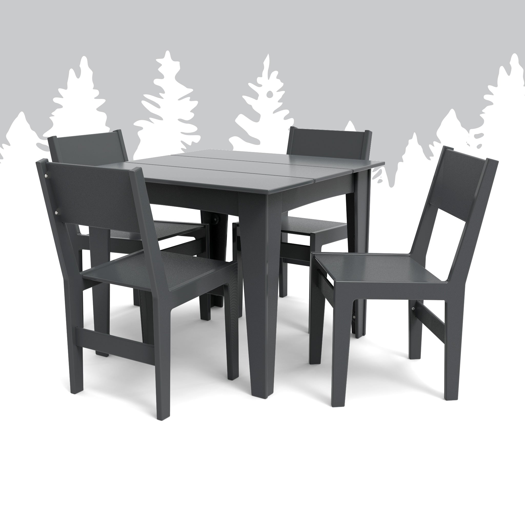 Alfresco Square Table (36) + T81 Chairs Bundle