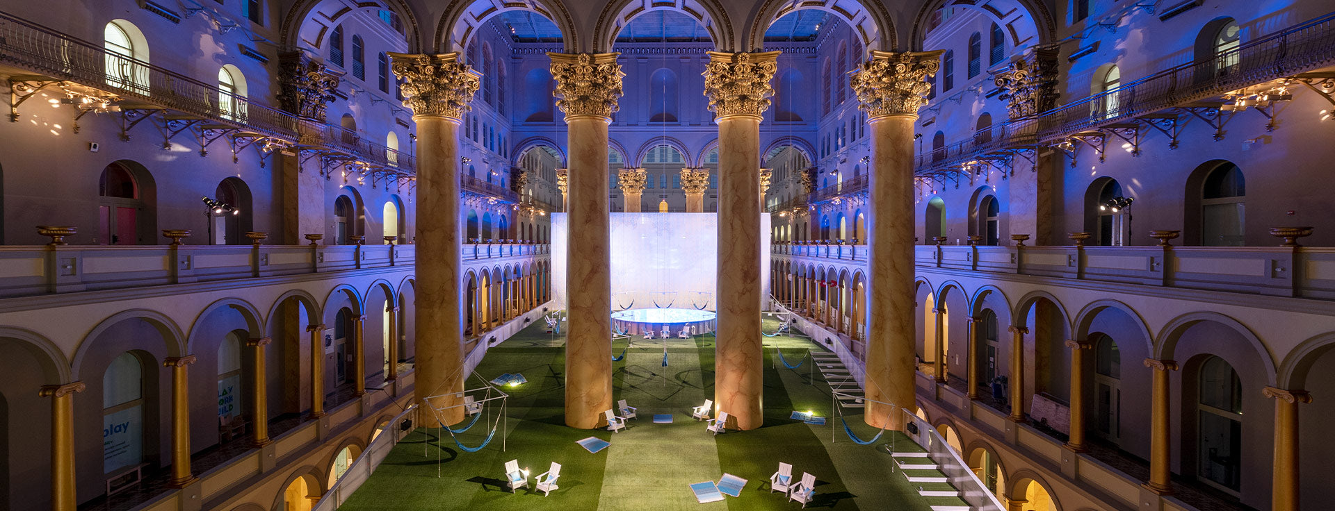 Lawn at the National Building Museum