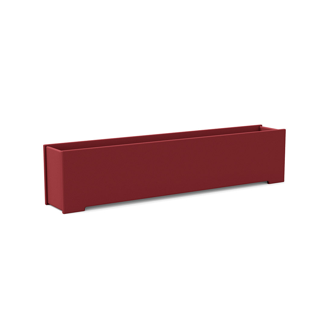 modern design indoor/outdoor plastic box series planter Loll Designs Rectangle Planter (8 Gallon)