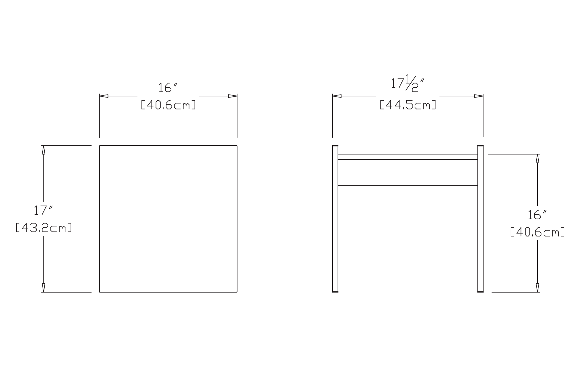 Sofia Side Table Dimensions