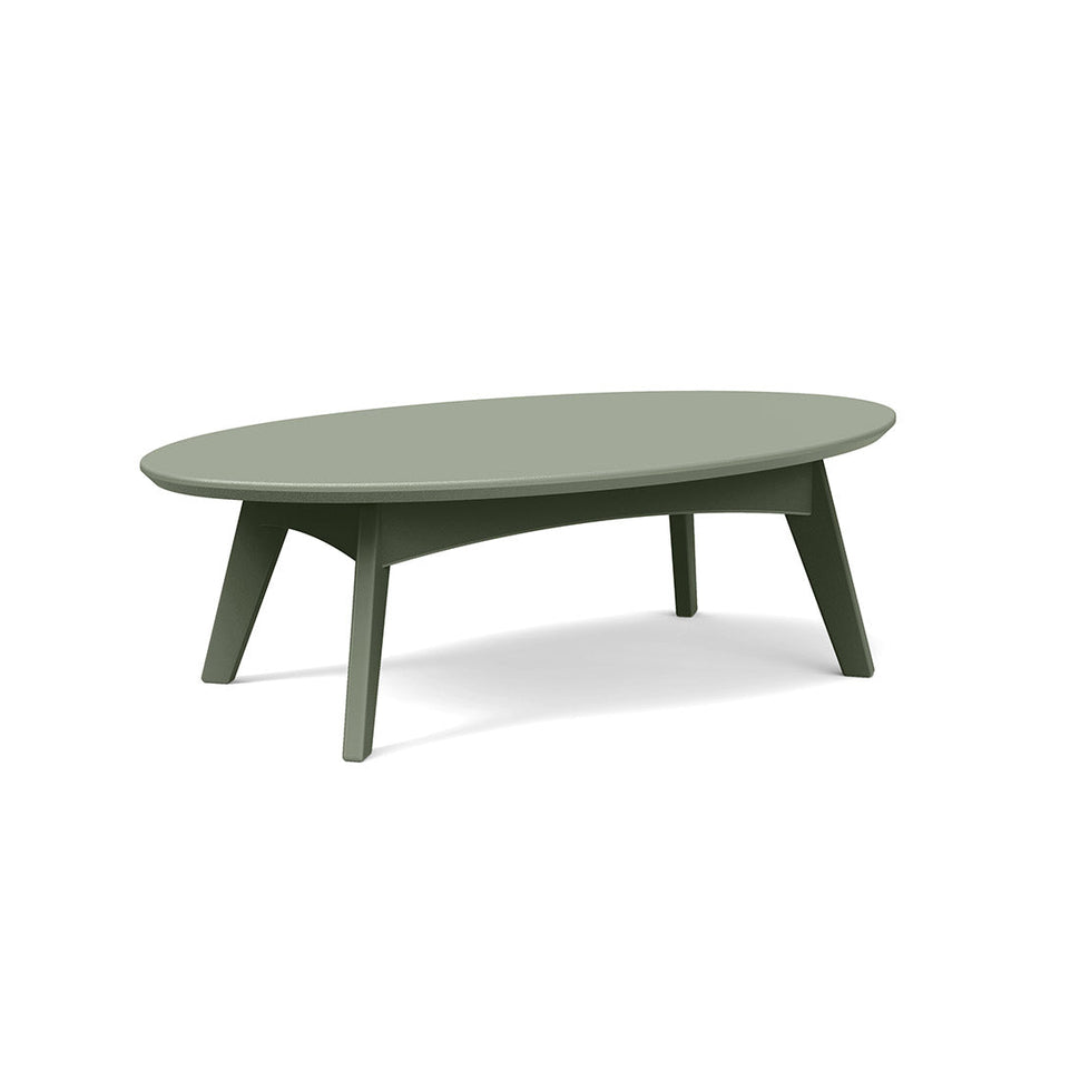 Modern Outdoor Oval Cocktail Table – Loll Designs