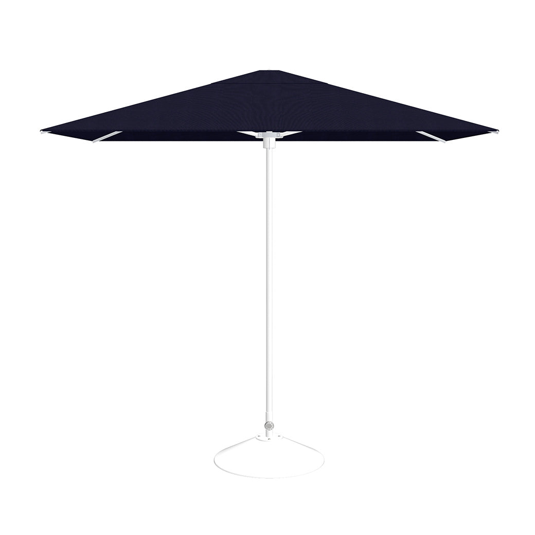 black patio umbrella rectangle Loll Designs Rectangle Loll Umbrella + Base
