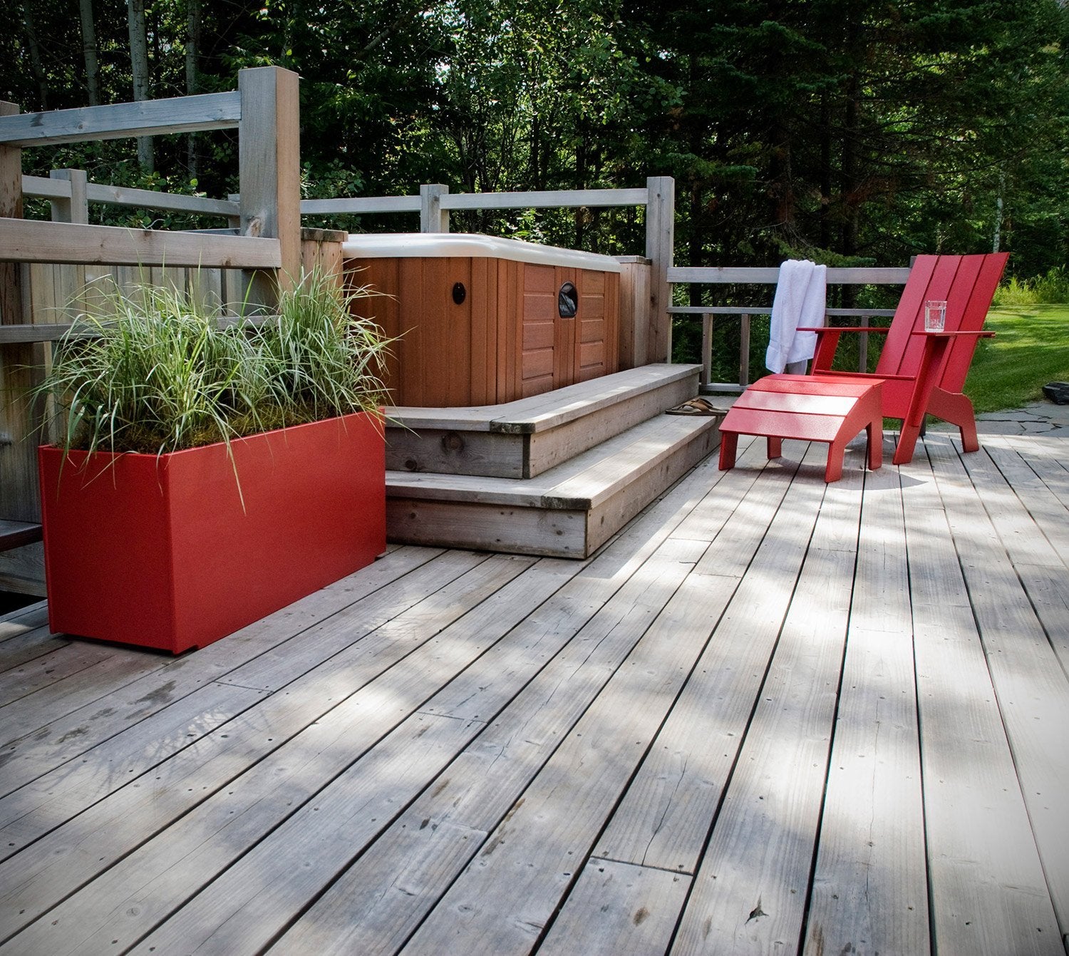 hot tub patio