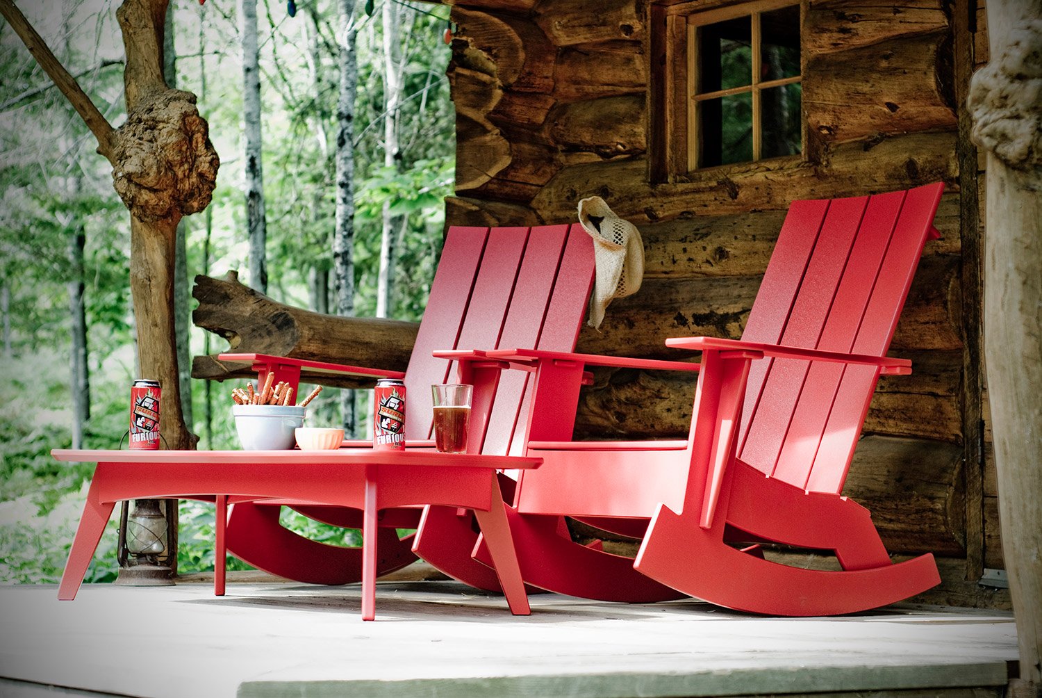 cabin porch rocking chairs