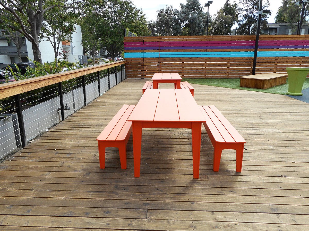 recycled picnic table
