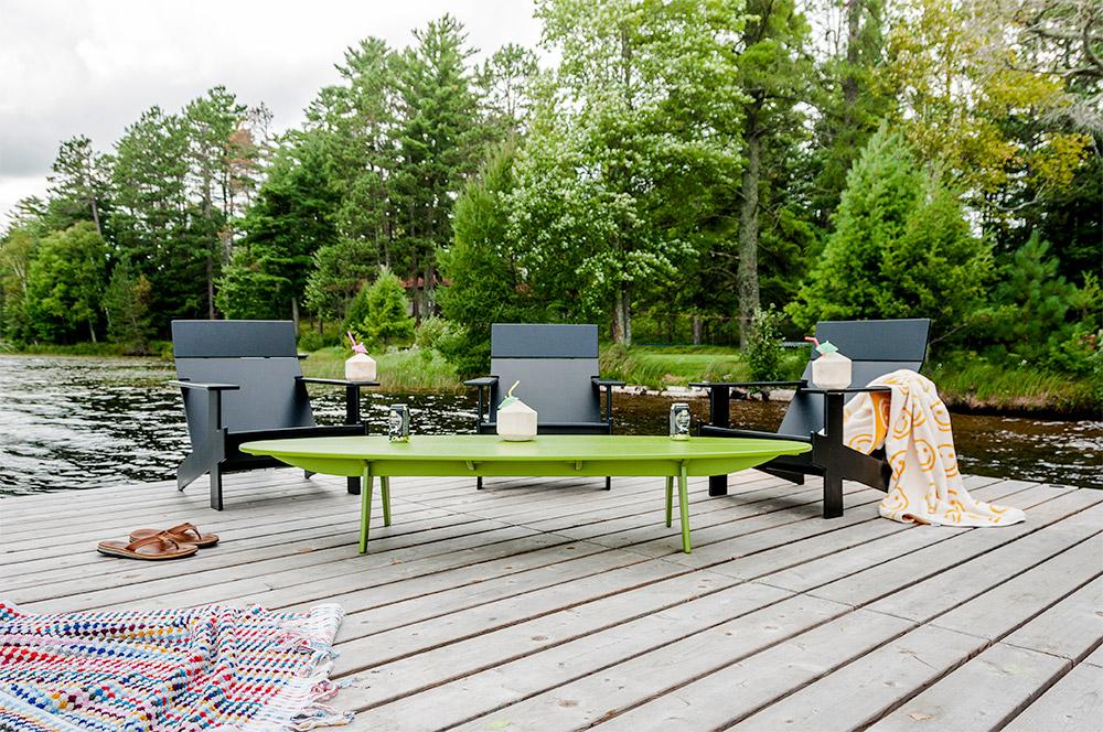 outdoor furniture by patio