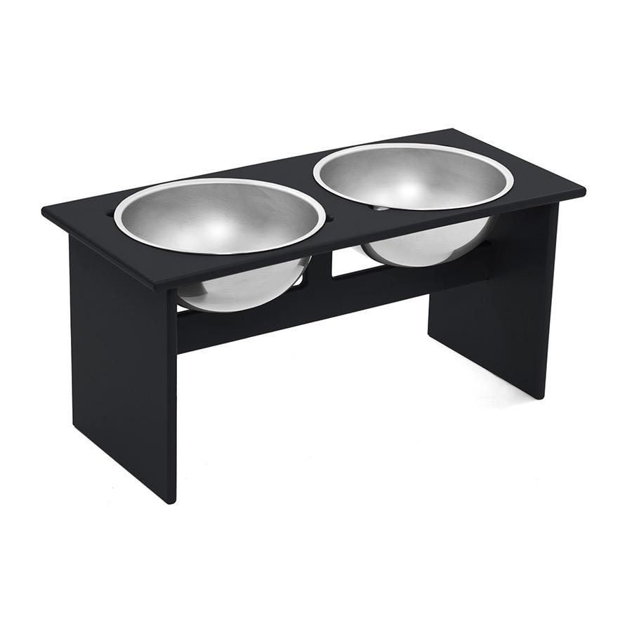 Totally Pooched Elevated Dog Feeder with Stainless Steel Bowls