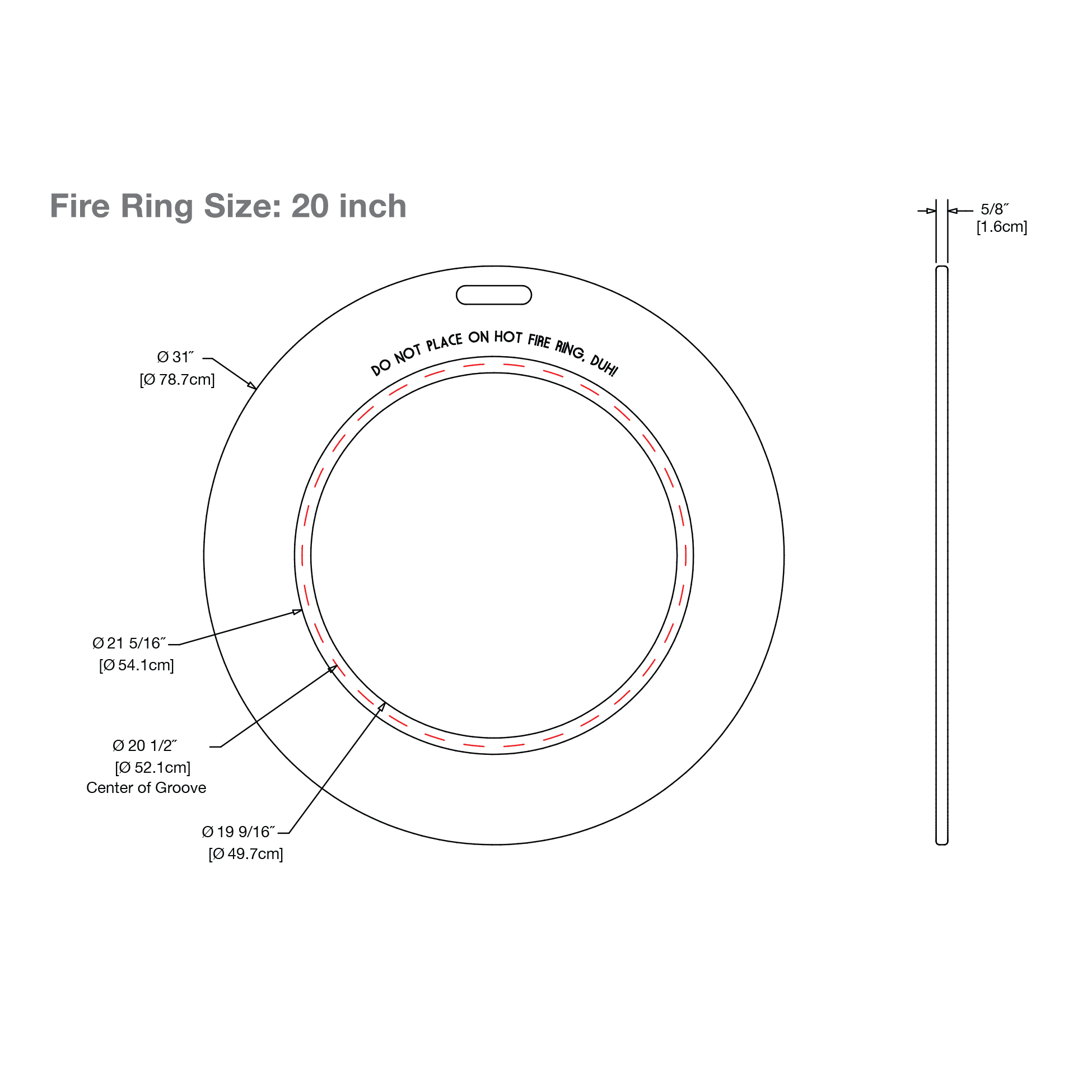 Fire Ring Top, Outlet