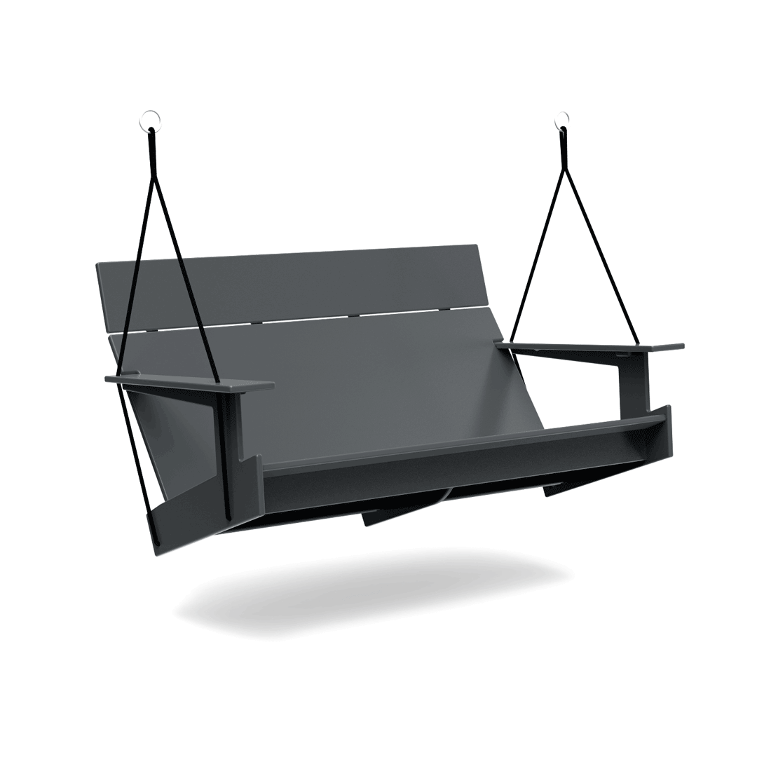 Modern outdoor porch top swing