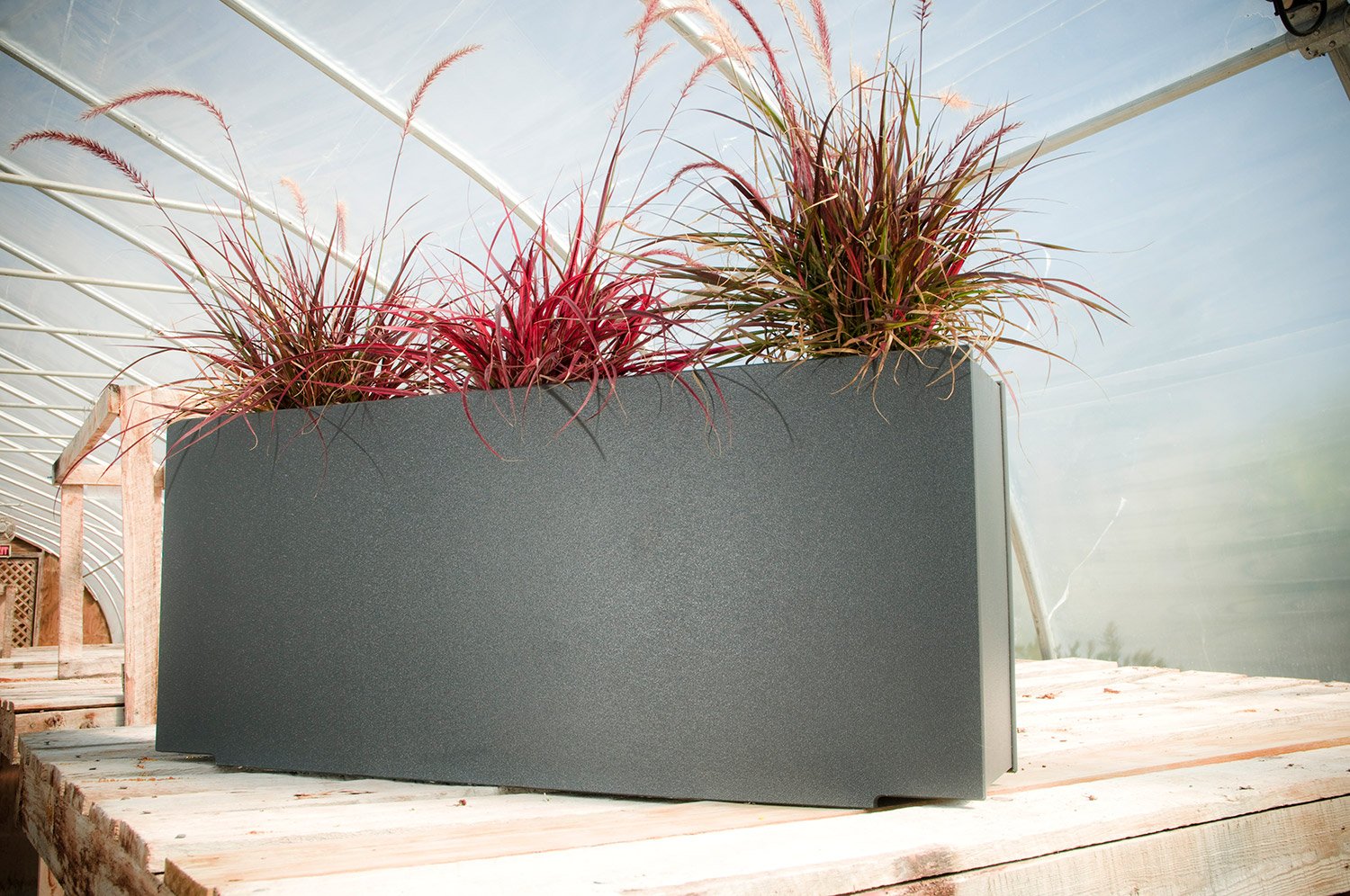 modern large planter recycled hdpe