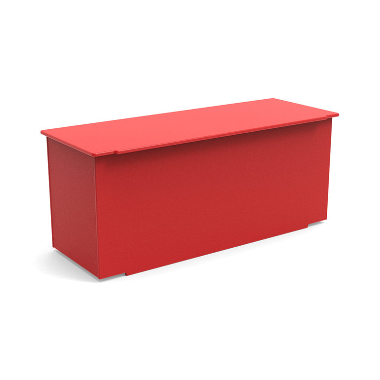 Red Rectangular Storage Box 40-Gallon Storage Box for the Modern Patio – Loll Designs