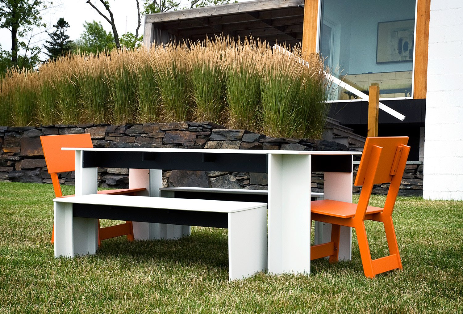 salmela modern outdoor dining table